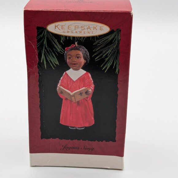 Hallmark Keepsake Joyous Song 1994, Christmas Choir Singer, Vintage Ornament - Picture 8 of 11